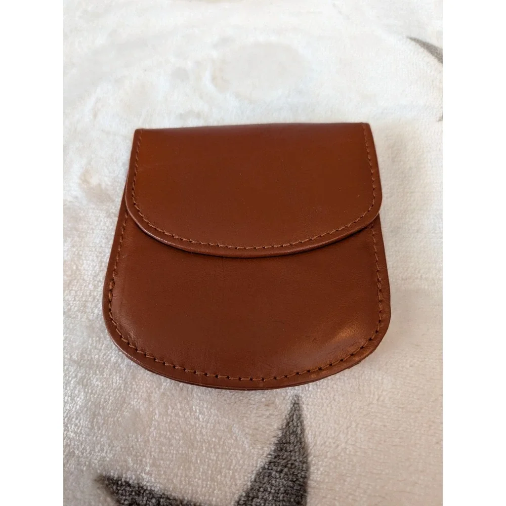 Vintage Genuine Leather Horseshoe Style Traveler's Wallet India KANE-M Snap